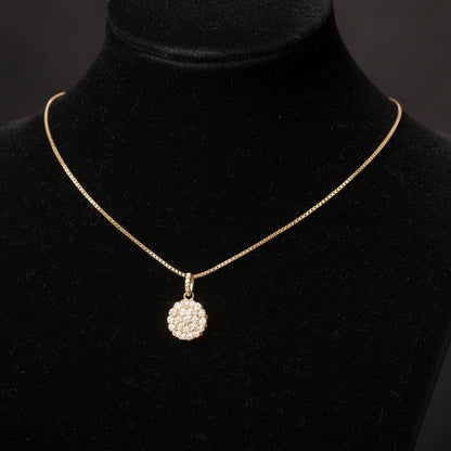 Moissanite 0.51 ctw Round Cut Pendant