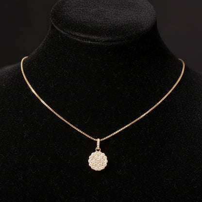 Moissanite 0.51 ctw Round Cut Pendant