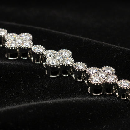 Moissanite 8.3 ctw Rounded Cross Bracelet