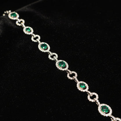Moissanite 1.54 ctw Oval Shaped Bracelet