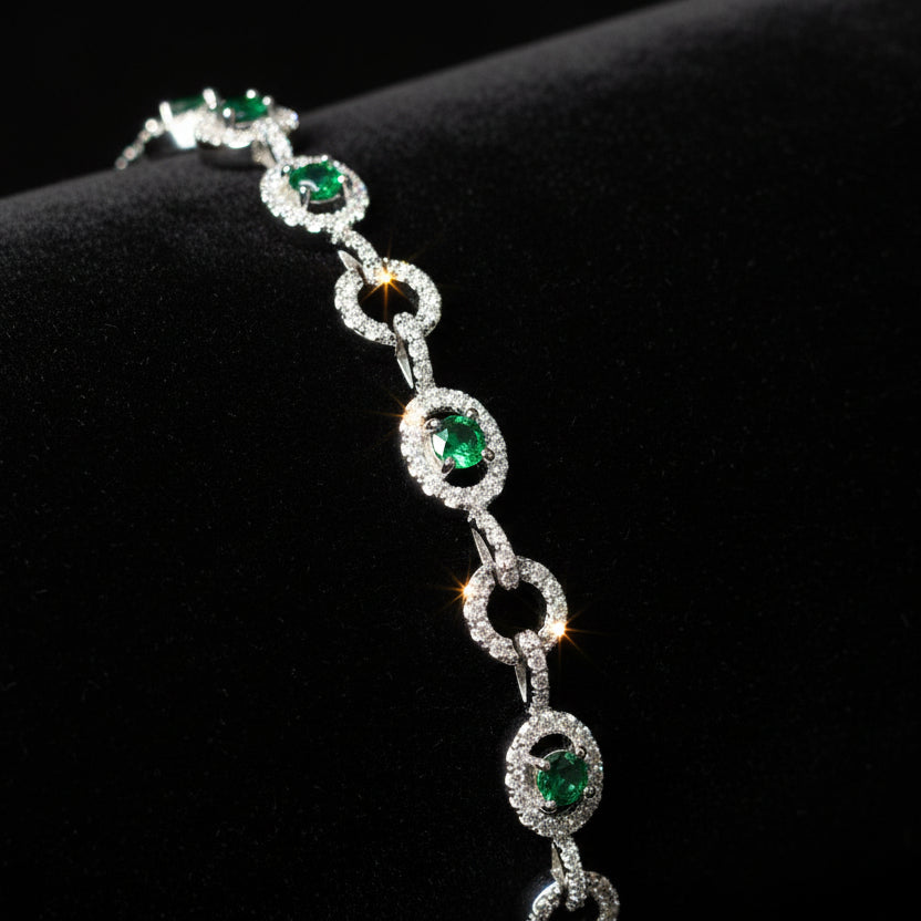 Moissanite 1.54 ctw Oval Shaped Bracelet