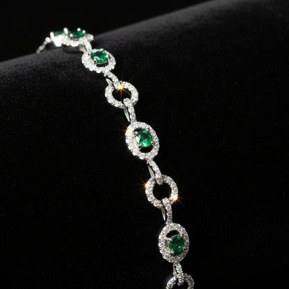 Moissanite 1.54 ctw Oval Shaped Bracelet