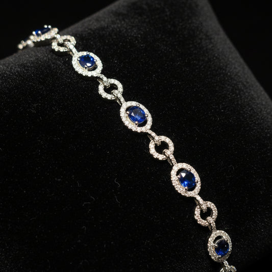 Moissanite 1.54 ctw Oval Shaped Bracelet