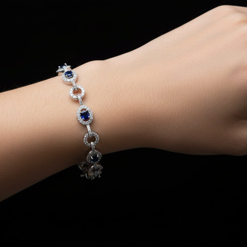 Moissanite 1.54 ctw Oval Shaped Bracelet