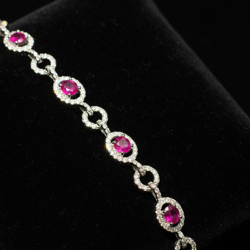 Moissanite 1.54 ctw Oval Shaped Bracelet