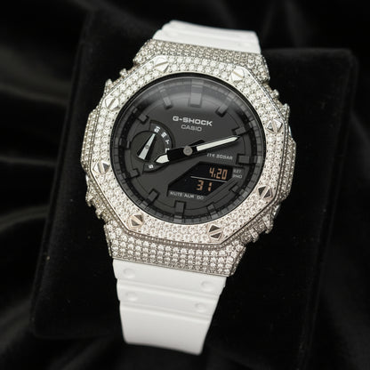 Iced Out Casio G-Shock 7.00 Ctw Moissanite