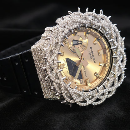 Iced Out Casio G-Shock 8.50 Ctw Moissanite