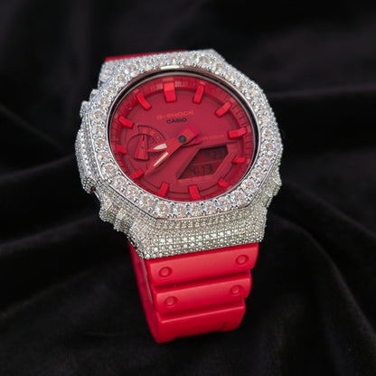 Iced Out Casio G-Shock 7.00 Ctw Moissanite