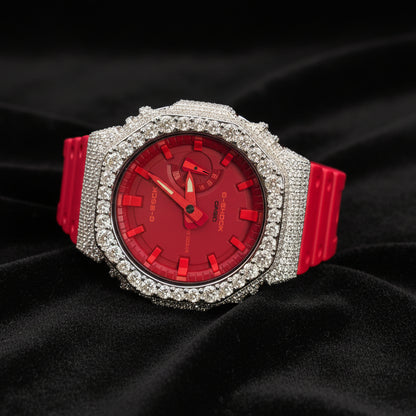 Iced Out Casio G-Shock 7.00 Ctw Moissanite