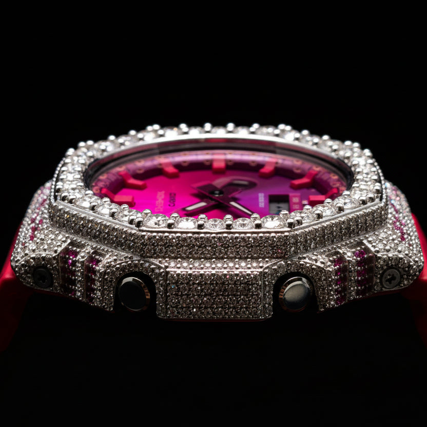 Iced Out Casio G-Shock 7.00 Ctw Moissanite