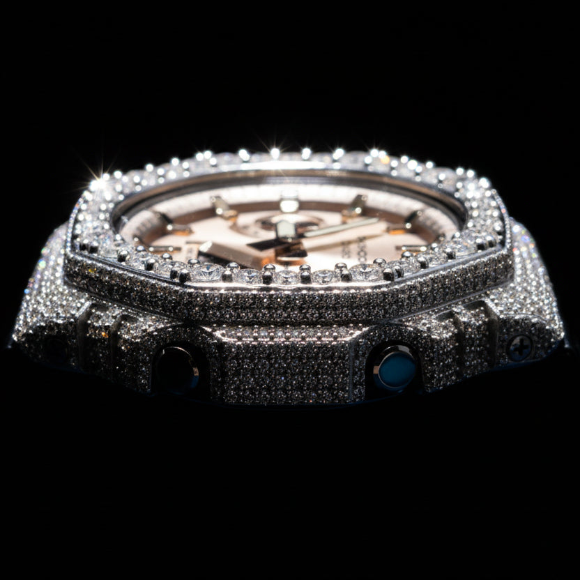 Iced Out Casio G-Shock 7.00 Ctw Moissanite