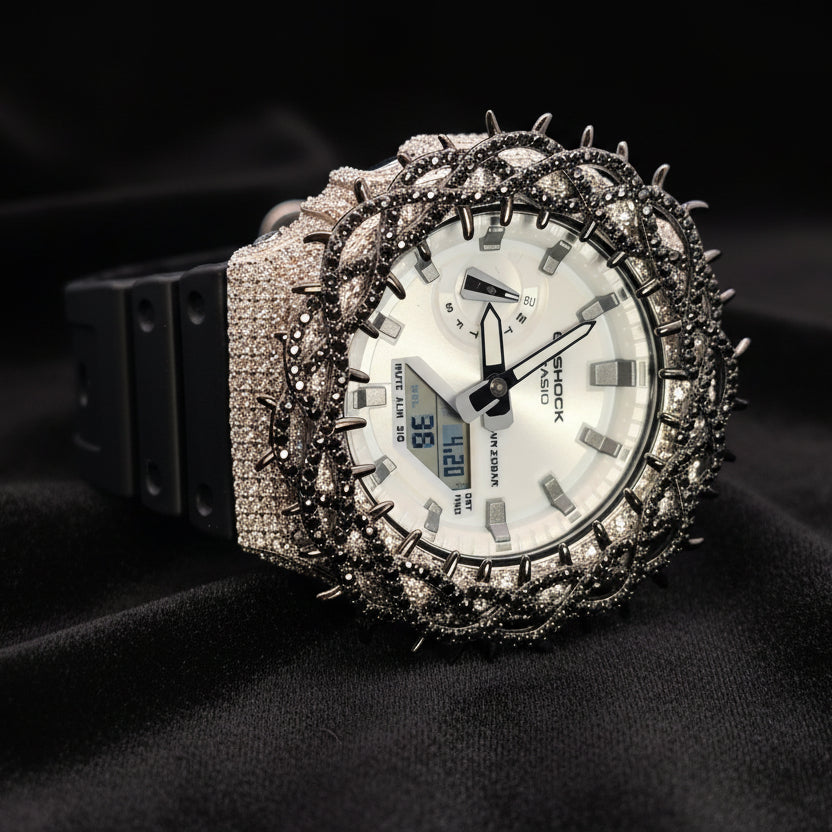 Iced Out Casio G-Shock 8.50 Ctw Moissanite