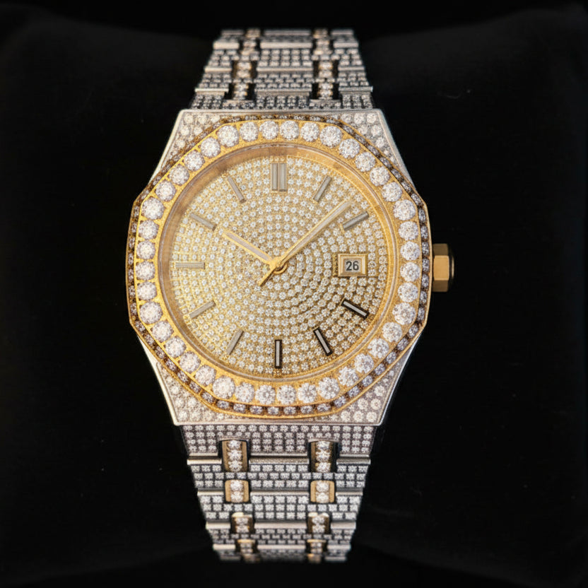 Moissanite 16 ctw Watch
