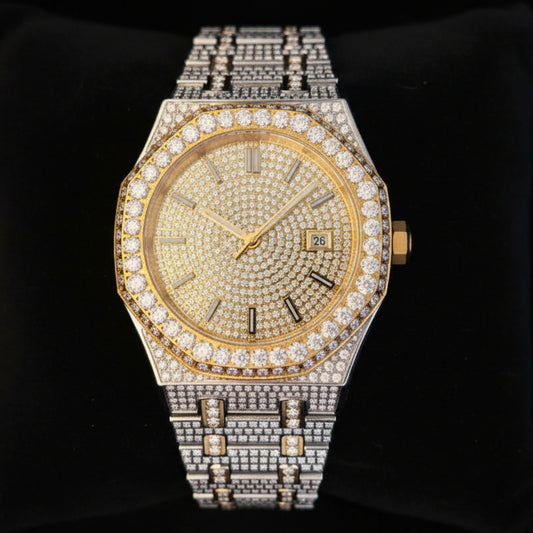 Moissanite 16 ctw Watch