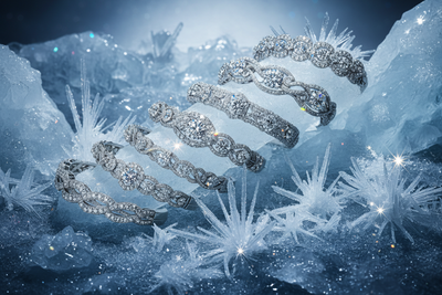 frozen collection of shining diamond bracelets